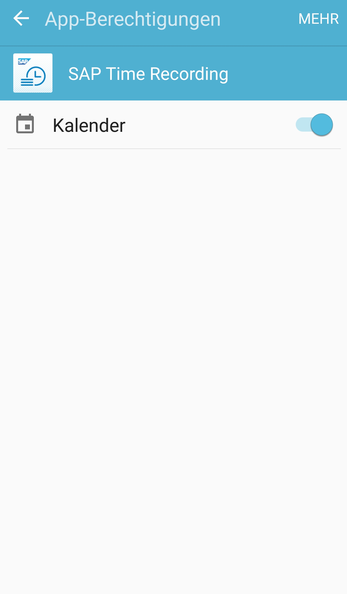 Anpassung der Berechtigungen Zeiterfassungs-App SAP Business ByDesign