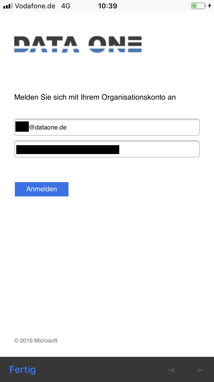SAP Business ByDesign Mobile App - Authentifizierung per Single-Sign-On (SSO)