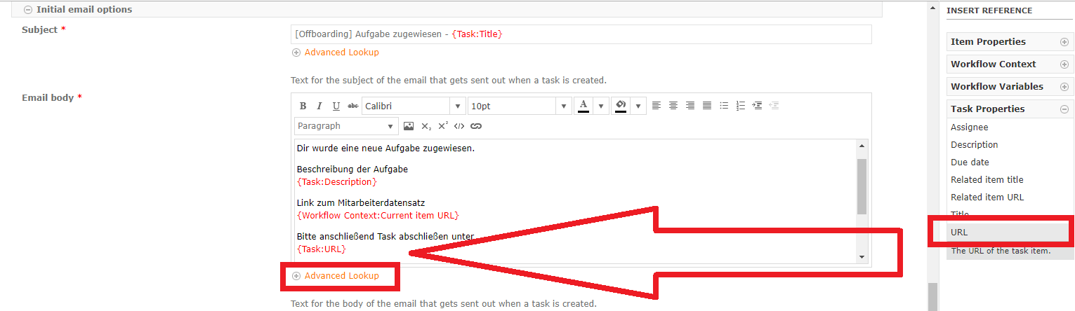 Nintex Workflow für Office 365 - Advanced Lookup